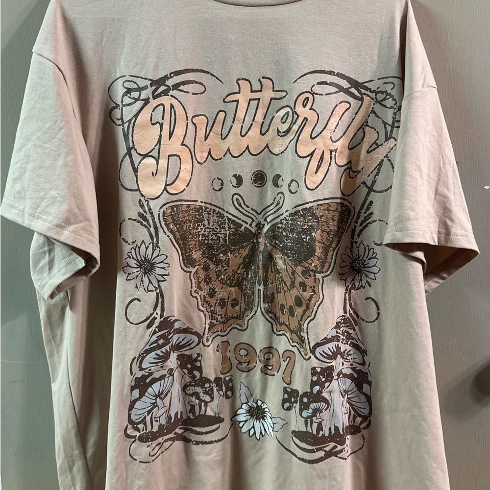 Butterfly Graphic T-Shirt